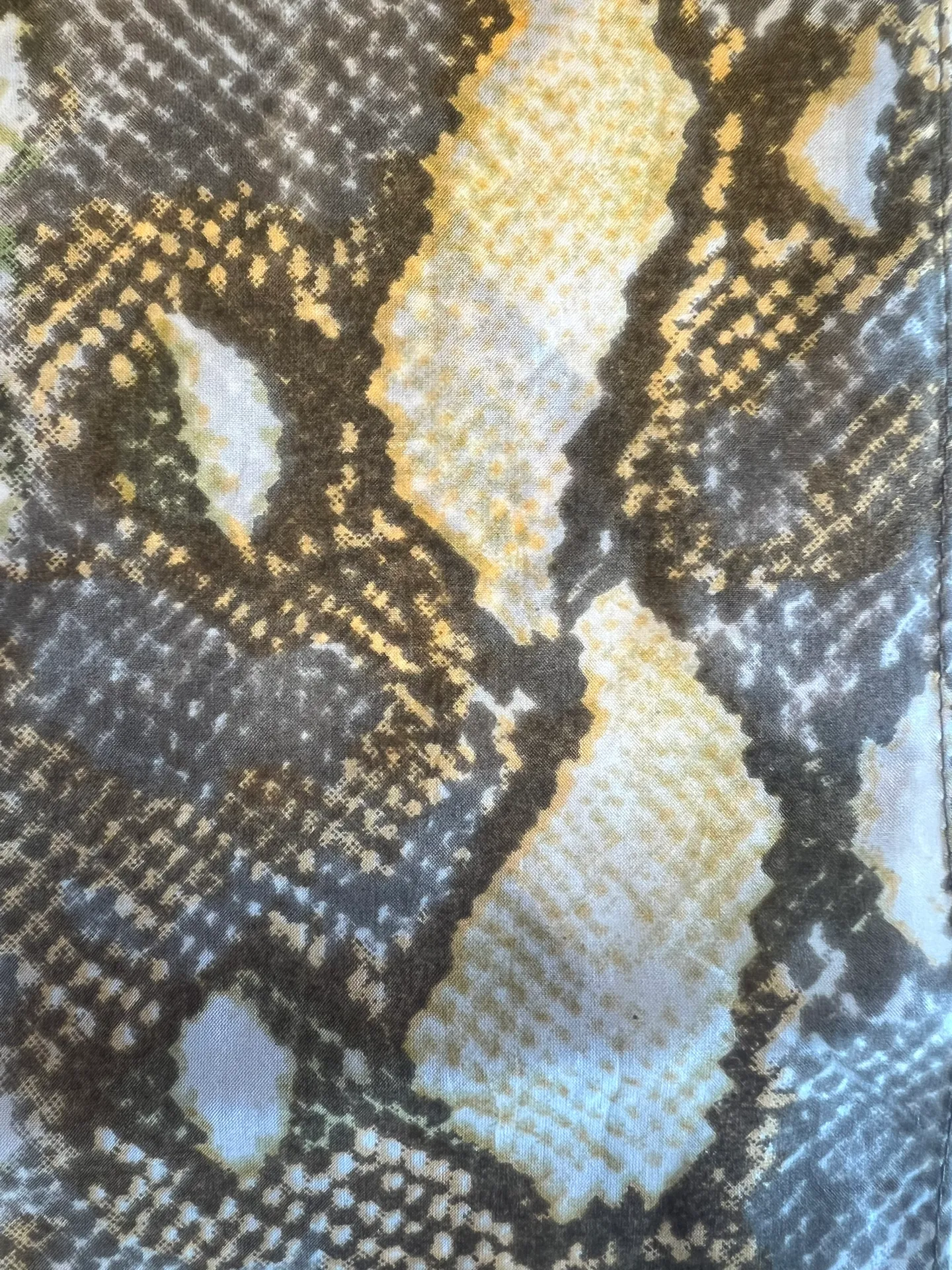 Chico’s | ladies snake print rectangular silk scarf  - Image 7