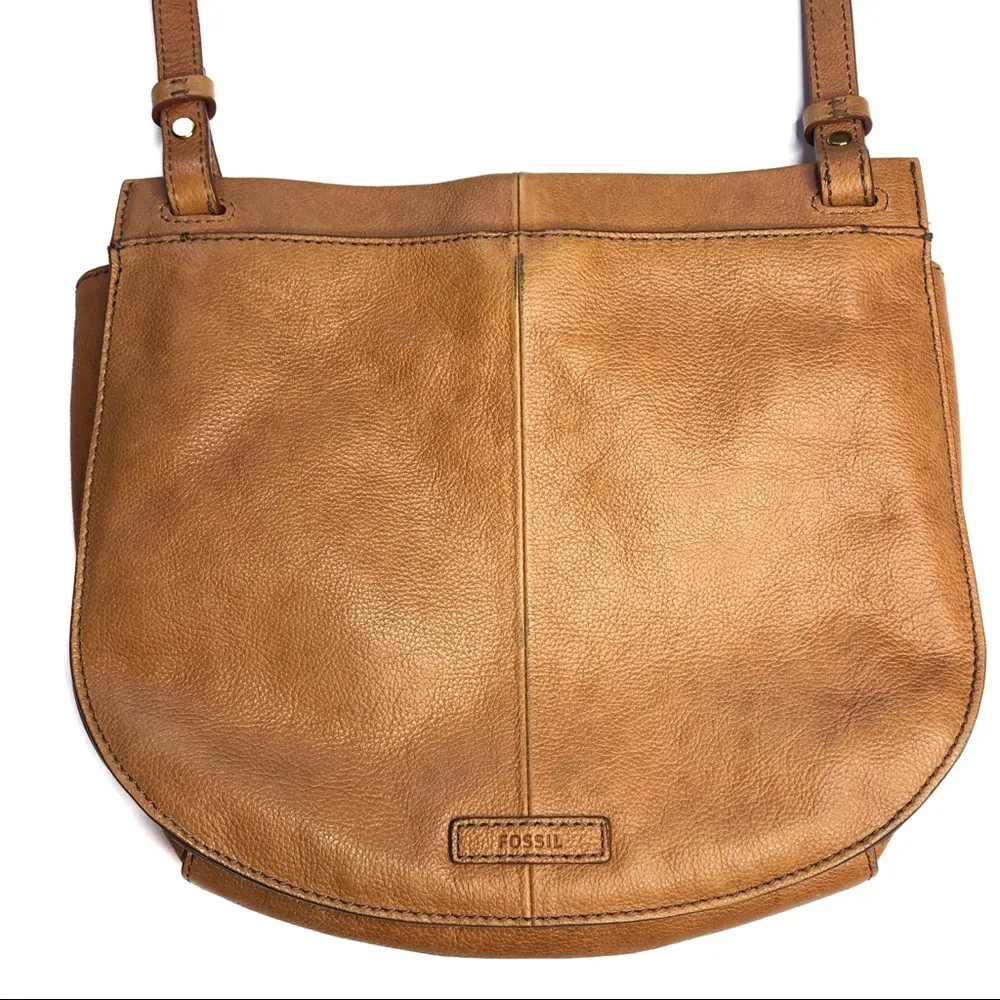 Fossil  Crossbody Saddle Bag Leather - Image 2