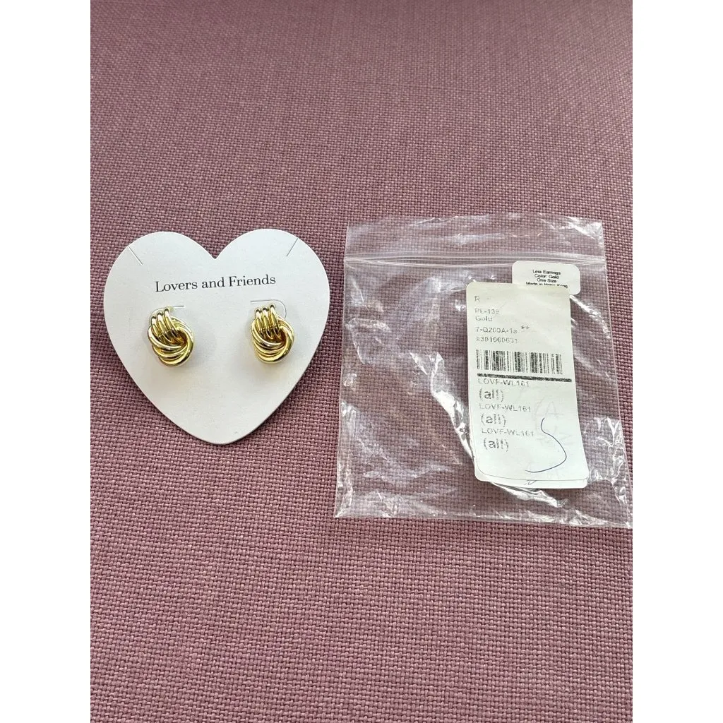 Lovers and Friends Leia Earrings in Gold Womens Jewelry - Image 4