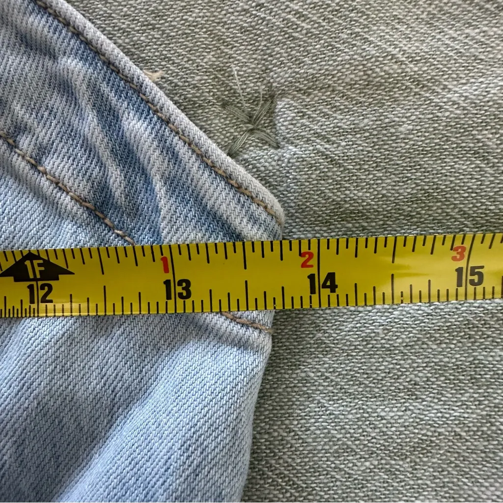 American Eagle Denim Chambray Bustier Tiered Dress Size XS NWT - Image 6