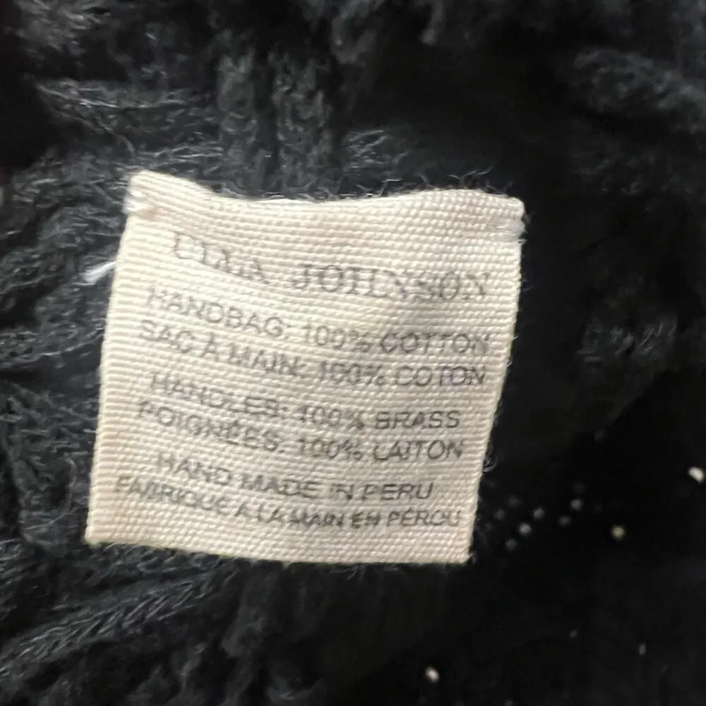 Ulla Johnson Black Kala tote with brass handles - Image 2