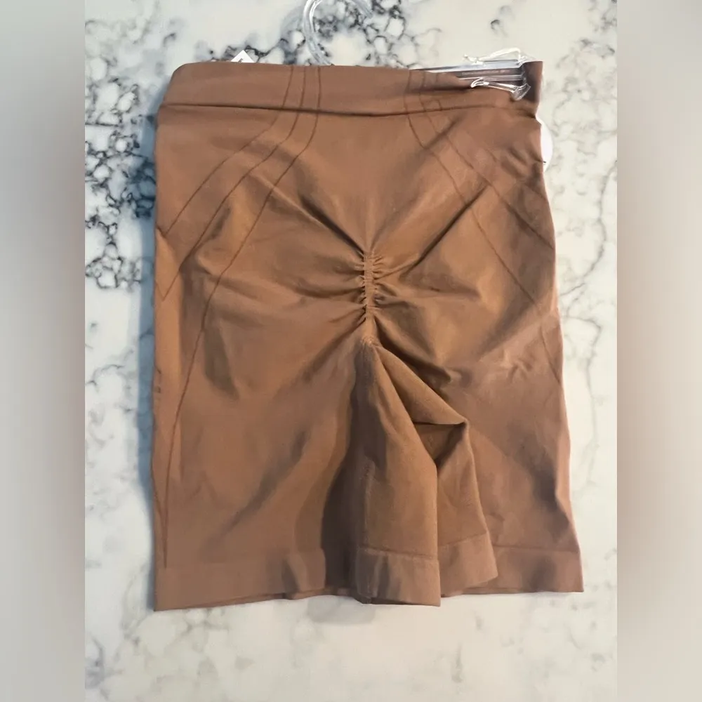 New Maidenform High Waist Thigh Slimmer Firm Support Control Tan Size Small - Image 2