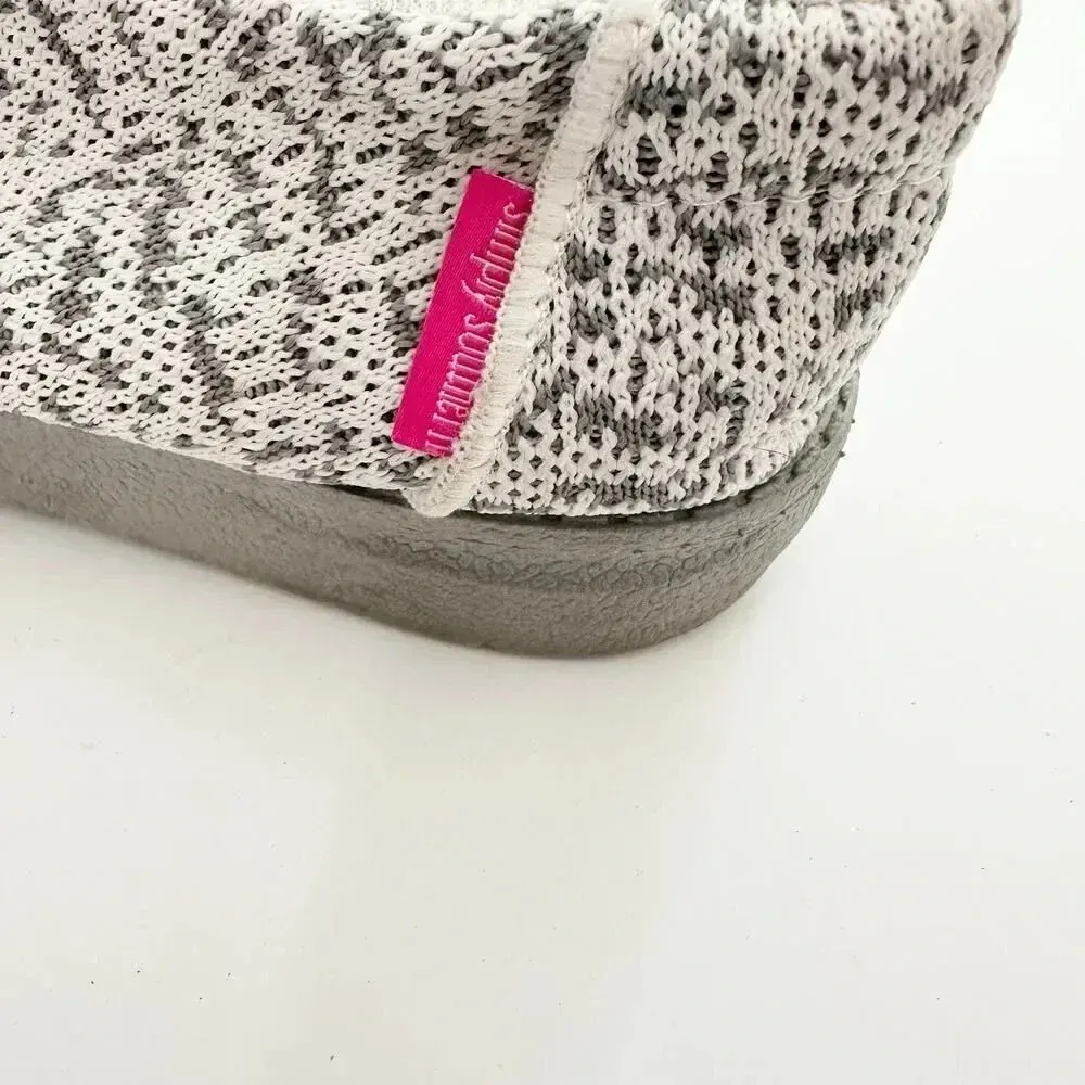 SIMPLY SOUTHERN Womens Size 10‎ Slip On Shoe Breeze Grey/White - Image 3