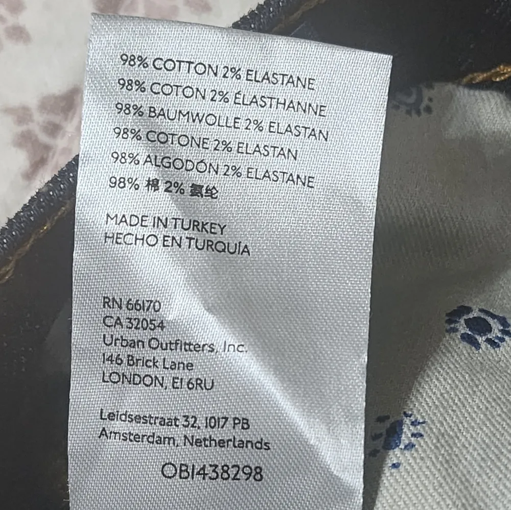 NWT  Pilcro and the Letterpress Straight the Split Bootcut Jeans 29 - Image 7