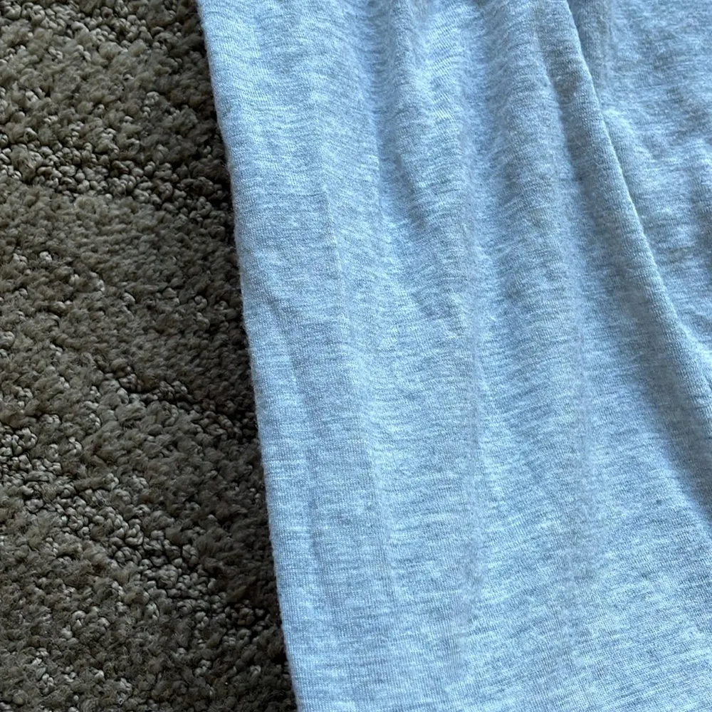 J.Crew strapless grey super comfy jersey drawstring maxi dress - Image 7