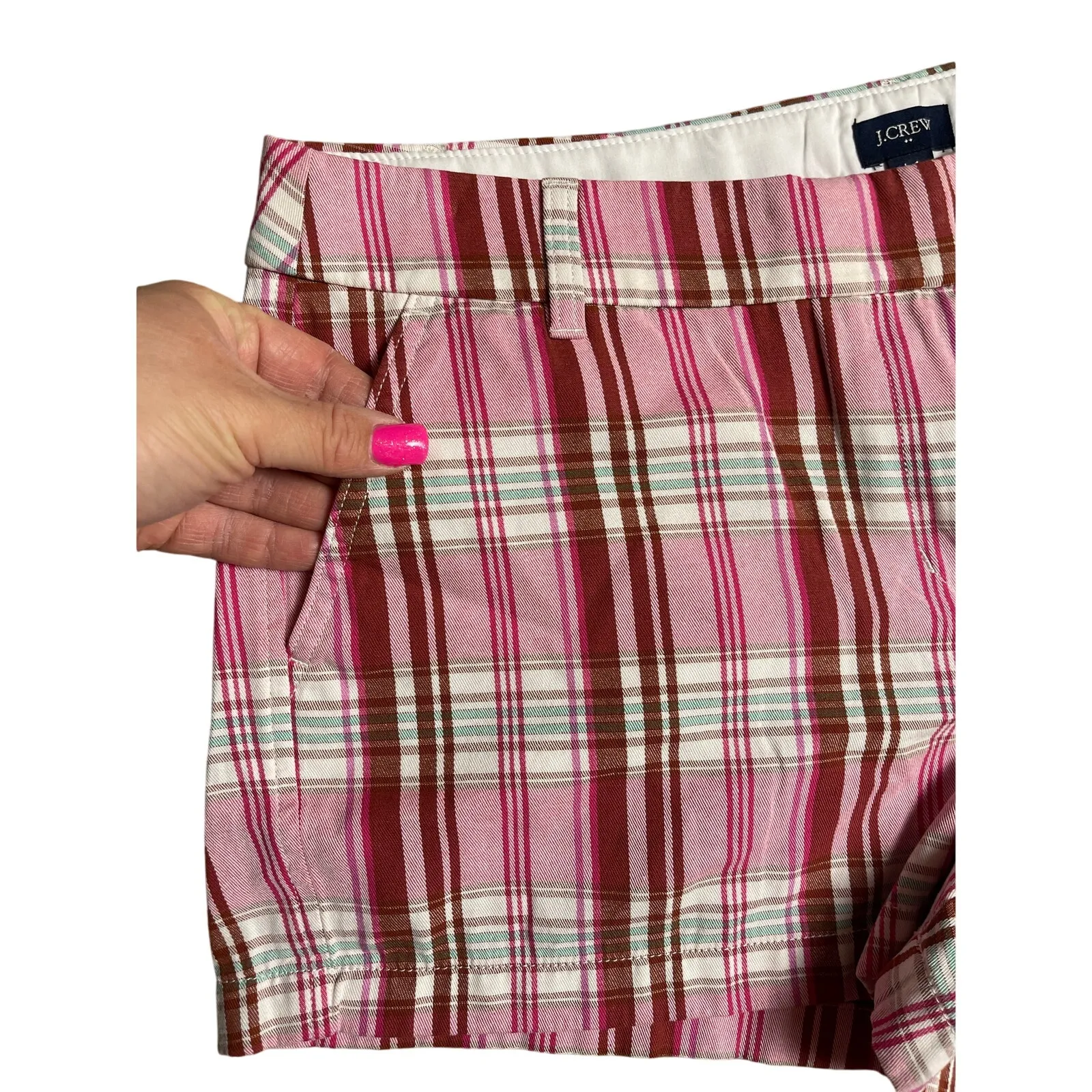 J. Crew Mercantile Plus‎ Classic 3.5” Chino Shorts in Briar Marine Salt Size 14 - Image 5