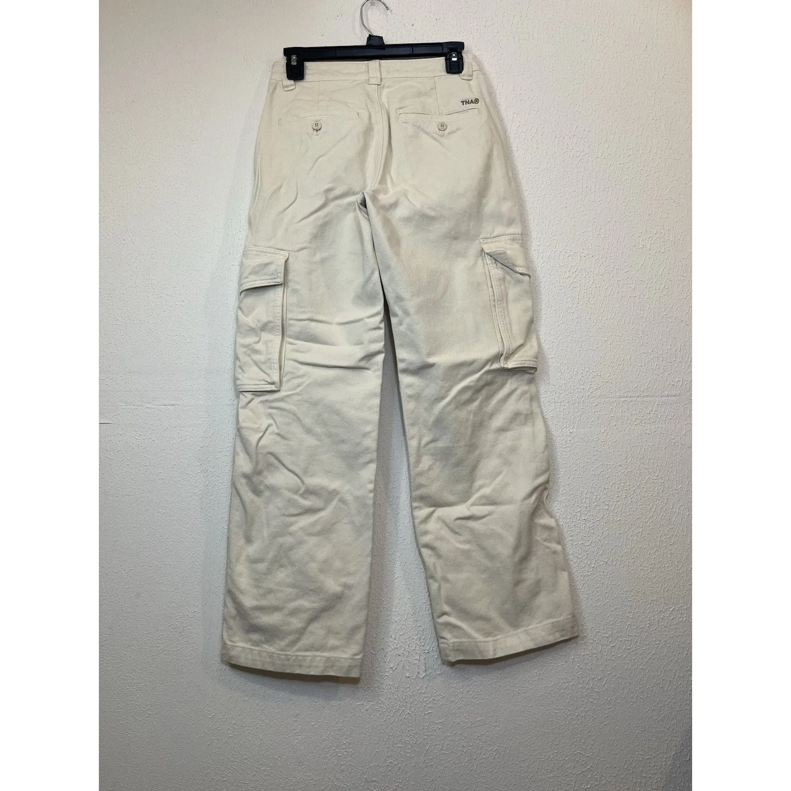 TNA ARITZIA Cargo Pants Women Size 2 Wide Leg Baggy High Rise Pocket - Image 5