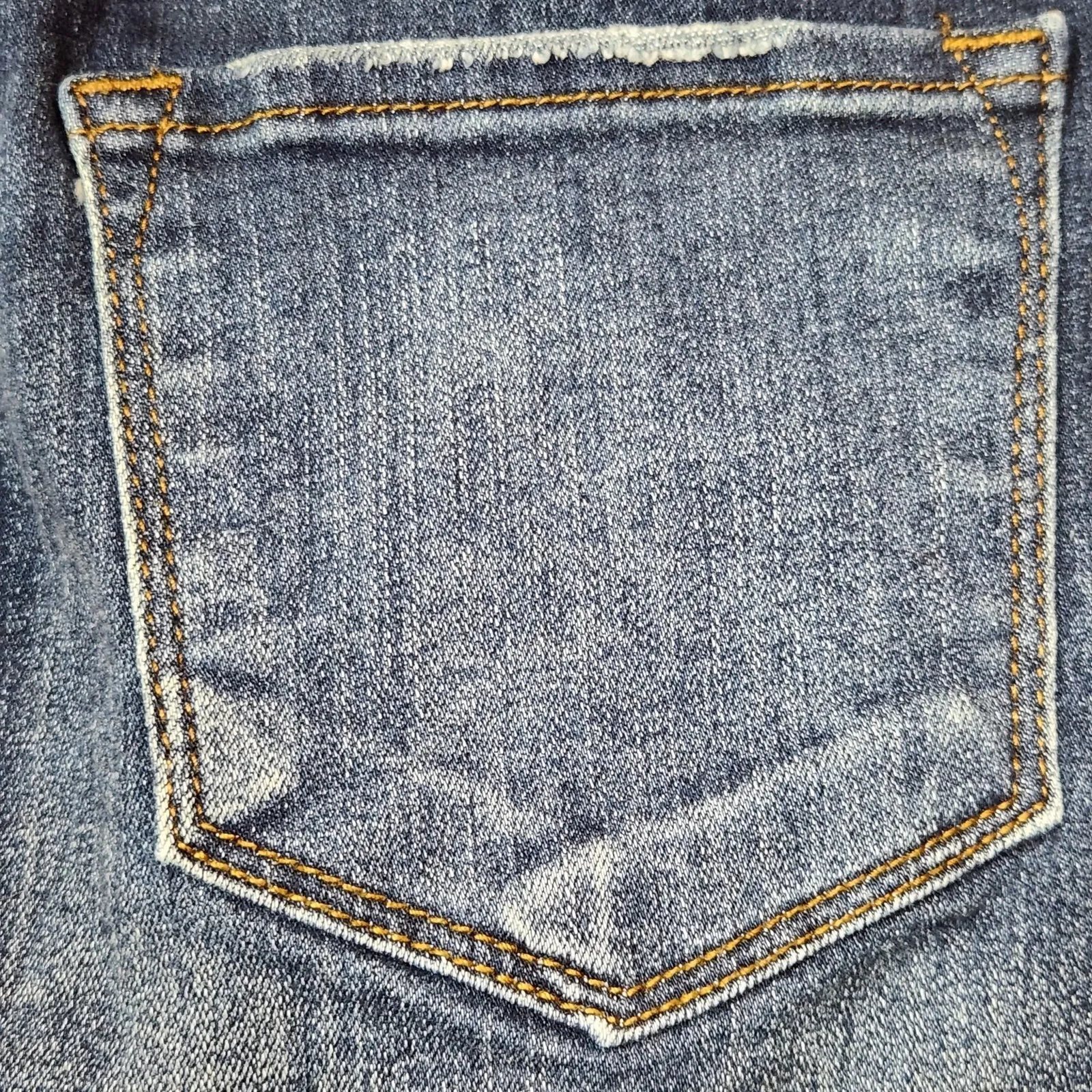 KanCan Estilo Denim Stretch Raw Hem Mini Jean Skirt Size 1 Blue - Image 4