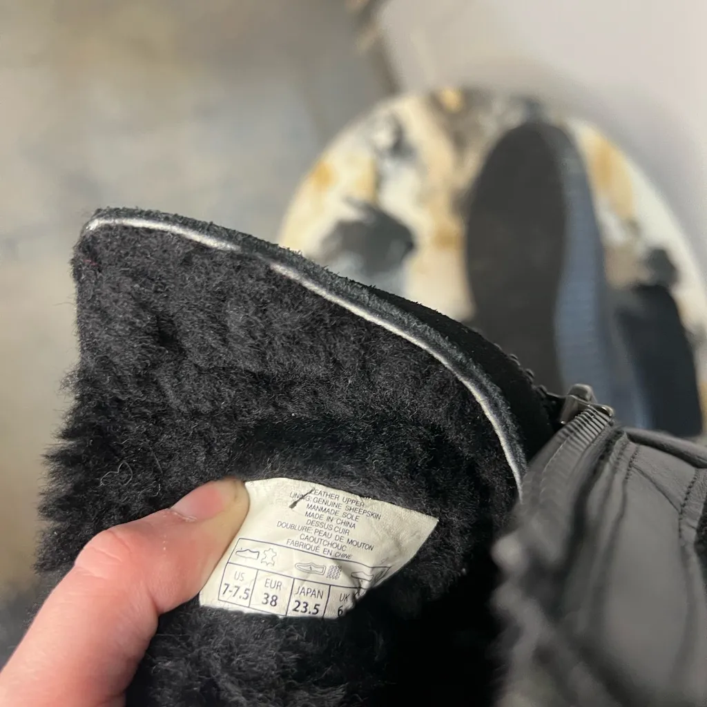 Pajar Canada Caline Waterproof Shearling Snow Boots 38 - Image 11