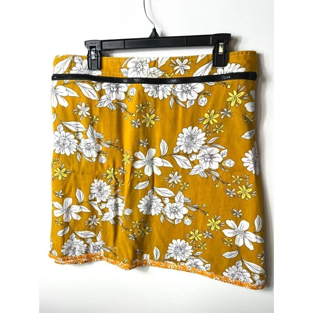 ZAND‎ Amsterdam reversible floral skirt women’s large Pink - Image 6