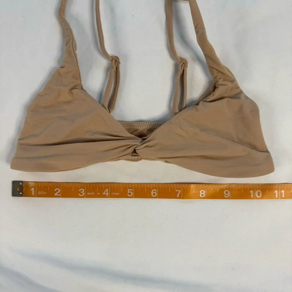 NWT Skims Size XXS Mica Nude Fits Everybody Skimpy Scoop Twist Bralette Stretch - Image 3