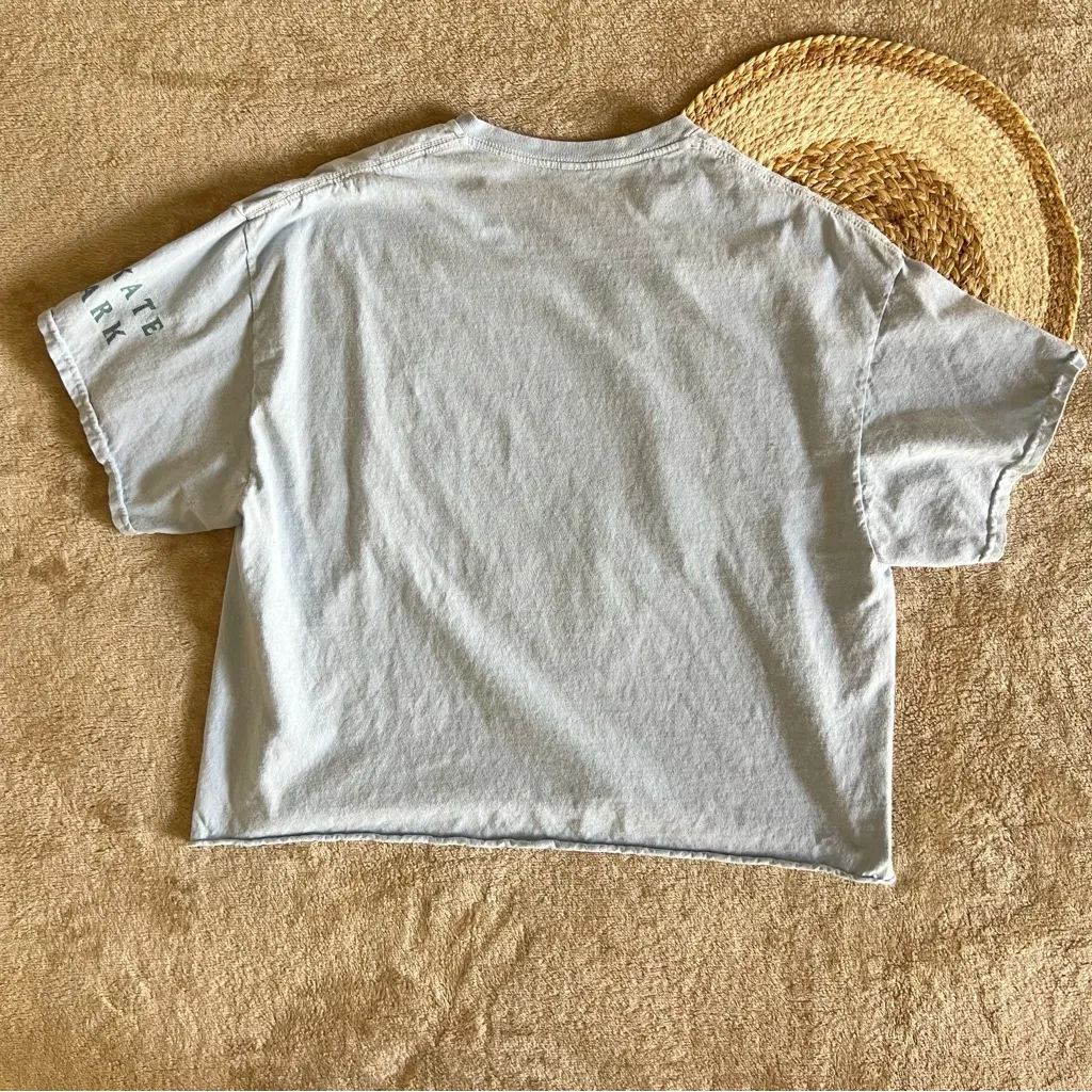 IML Venice Skeleton Skateboard Graphic Tee Blue Size L - Image 5