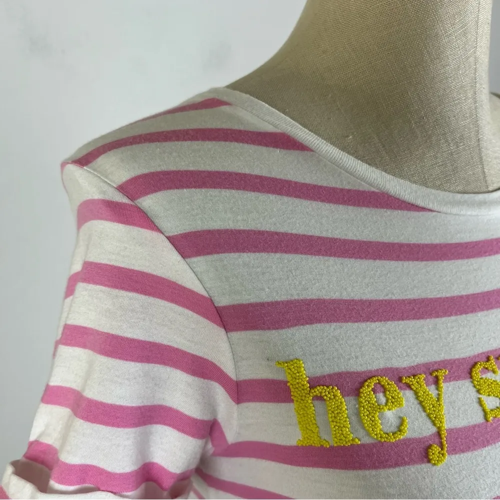 Kate Spade Stripe Hello Sunshine Tee - Image 5