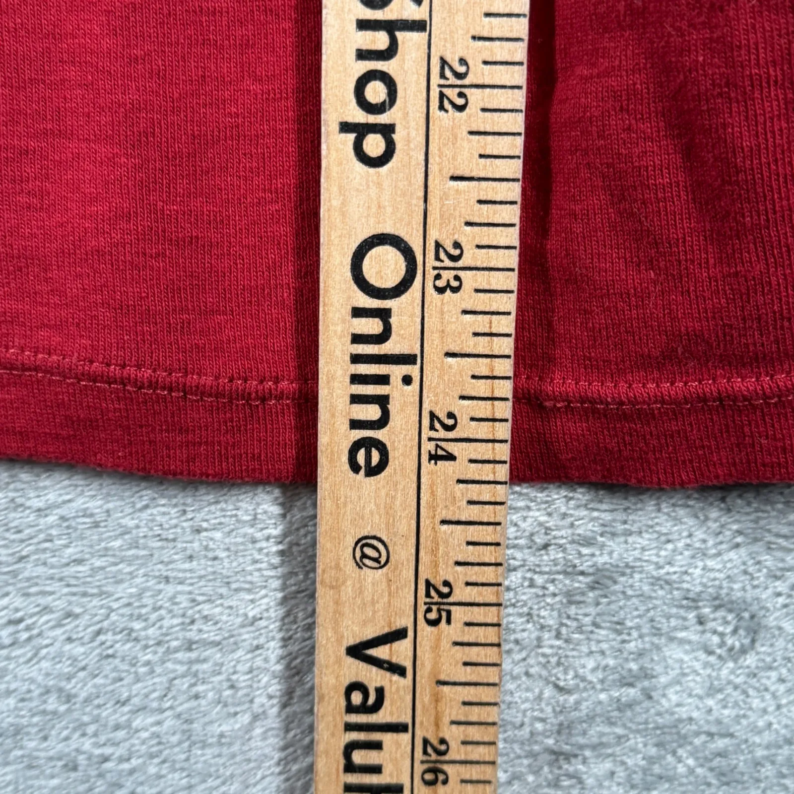 Jones New‎ York Signature XXL Top Red Long Sleeve Pumpkin Graphic Tee - Image 8