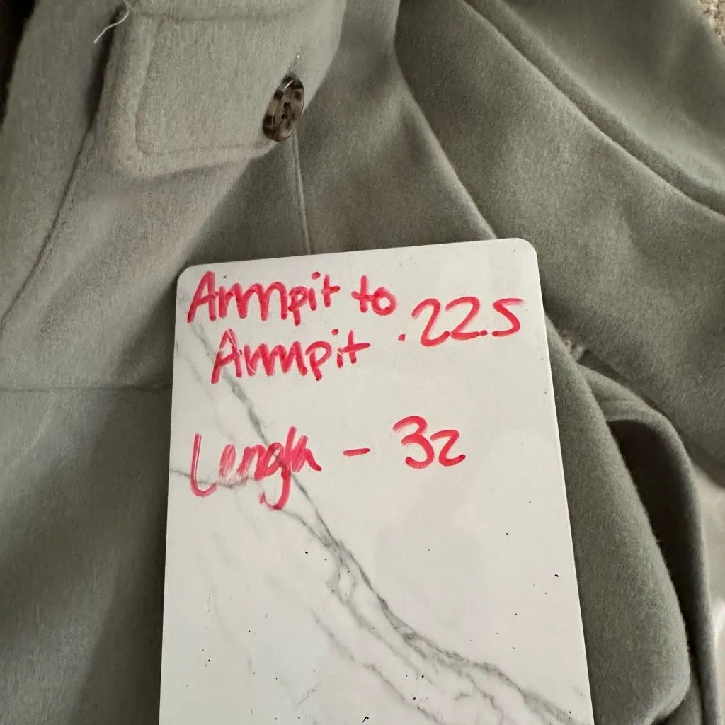 Goodnight Macaroon Women’s Small Carolyn Thick Belted Shacket NWT - Image 6