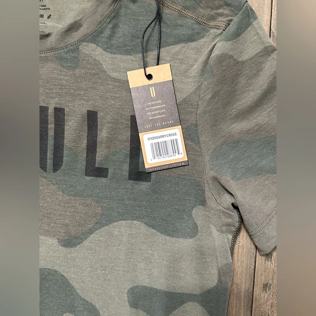 **FLASH SALE** NWT NOBULL Women’s Army Green Camo Tee - XS - Image 5