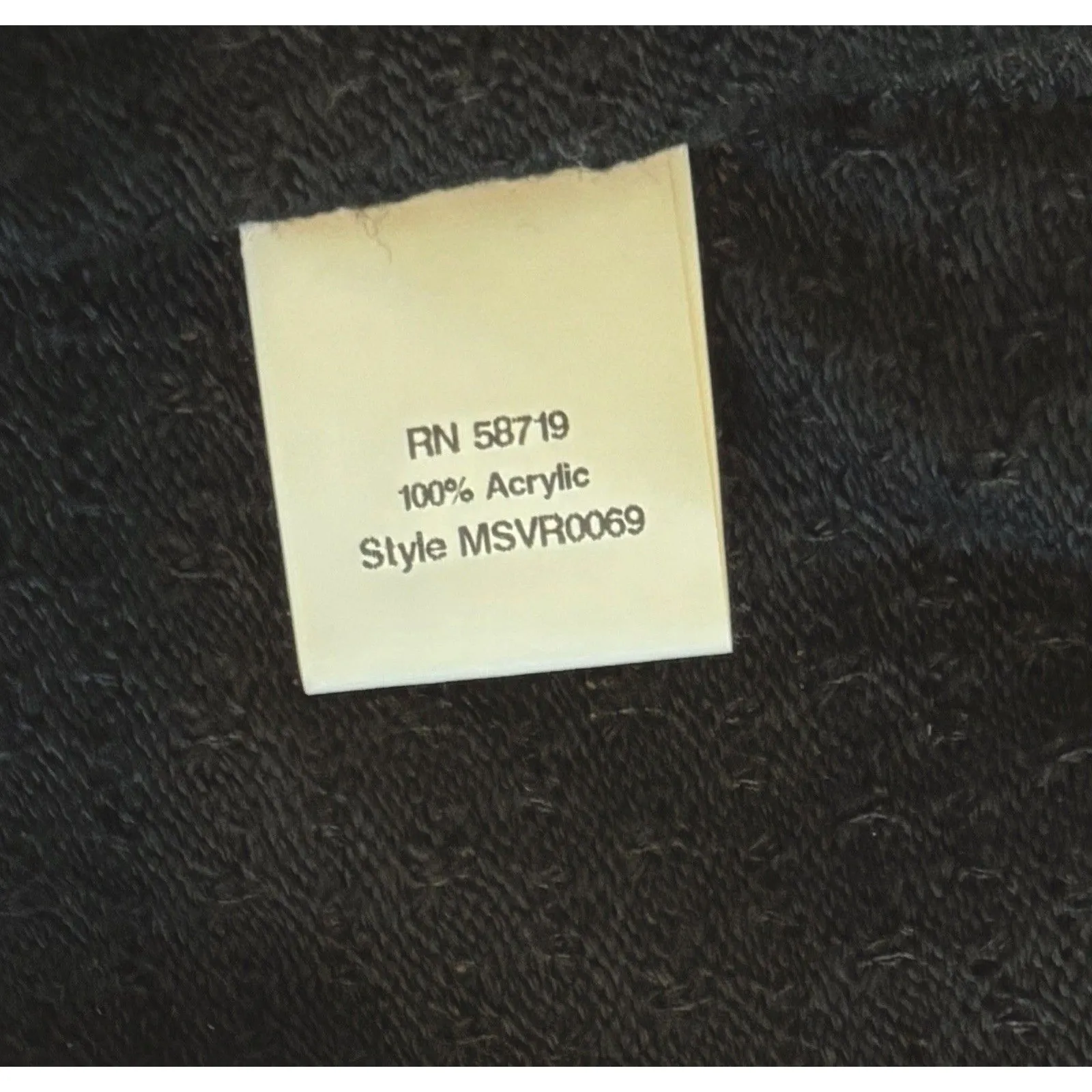 NOTATIONS Women's Shrug Large Short Sleeve Black Cardigan USA 100% Acrylic - Image 6