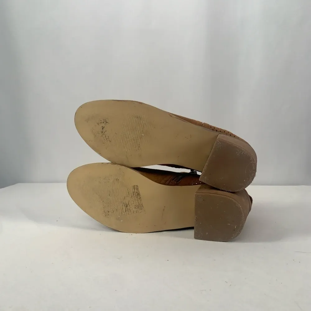 Steve‎ Madden Ruebey Suede Perforated Bootie in Chestnut Brown Size 9 - Image 7