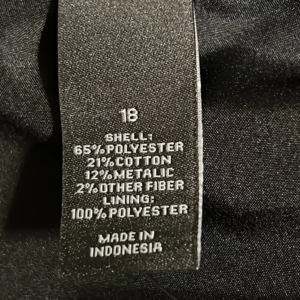 LANE BRYANT plus size 18 shimmery gold black design lined night out party wear - Image 7