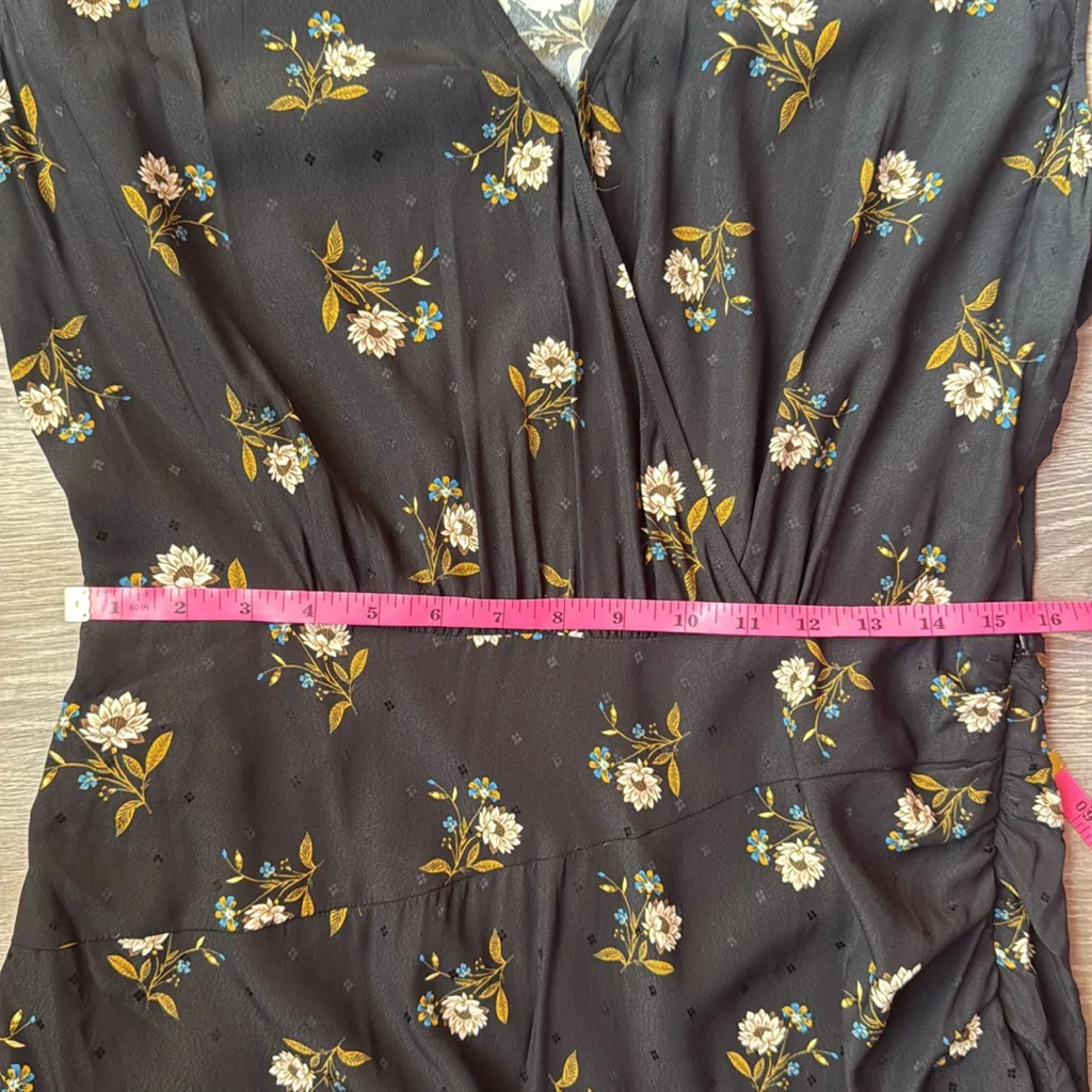 Veronica Beard Wixson Silk-Blend Floral Midi-Dress 12 - Image 15