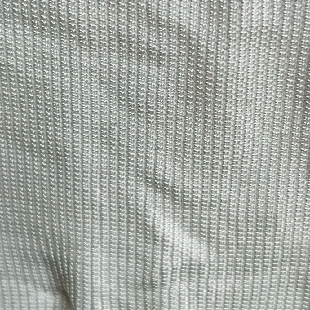 Zara Ribbed High Neck Sleeveless Blouse White Black Size Medium - Image 4