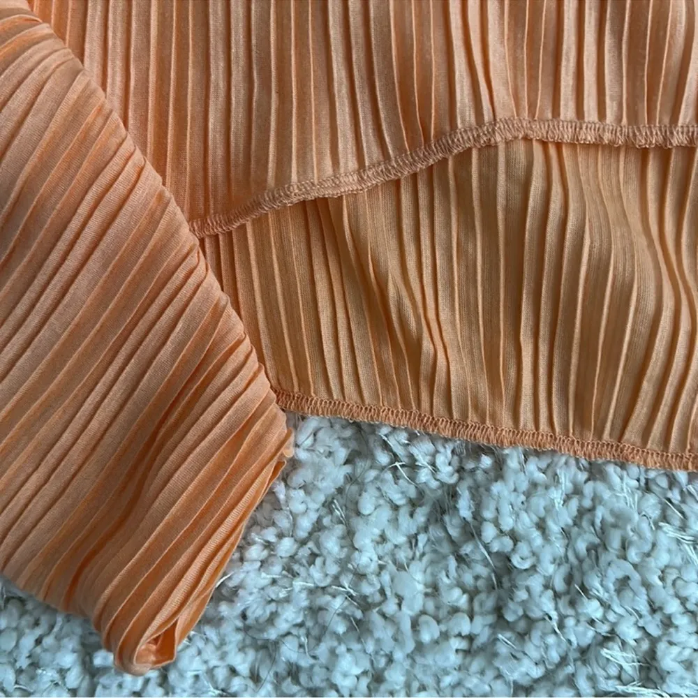 Urban Outfitters Marietta Notch Neck Top Creamsicle Orange Size XS Oversized - Image 5