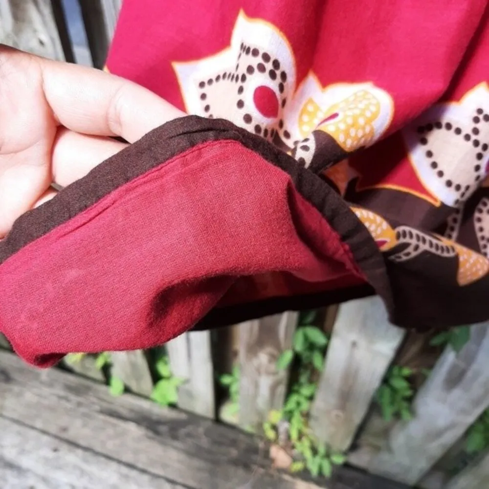 American Rag Cie Floral Embroidered Cotton Lined Top Square Neckline Size XS - Image 6