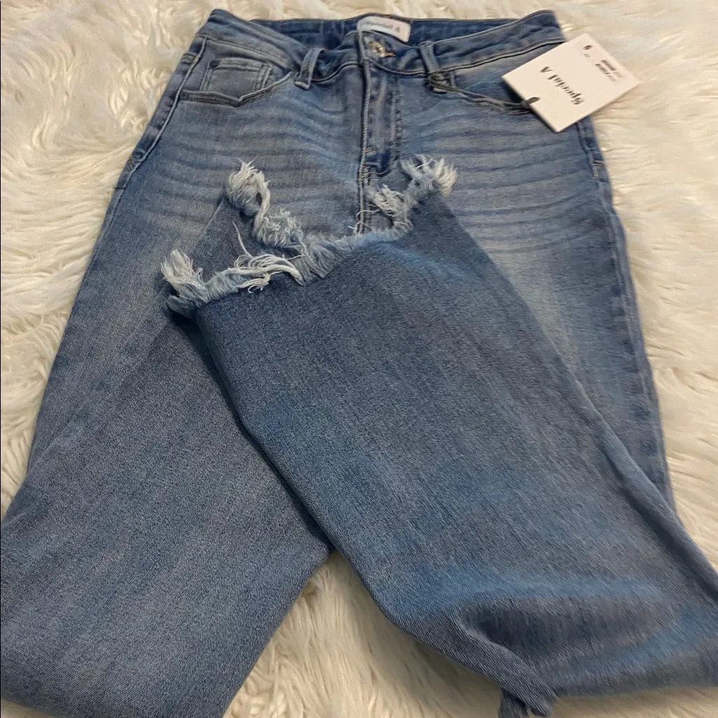 Special A  Light Blue Flare Jeans size 9 inseam 32” waist 28” brand new - Image 8