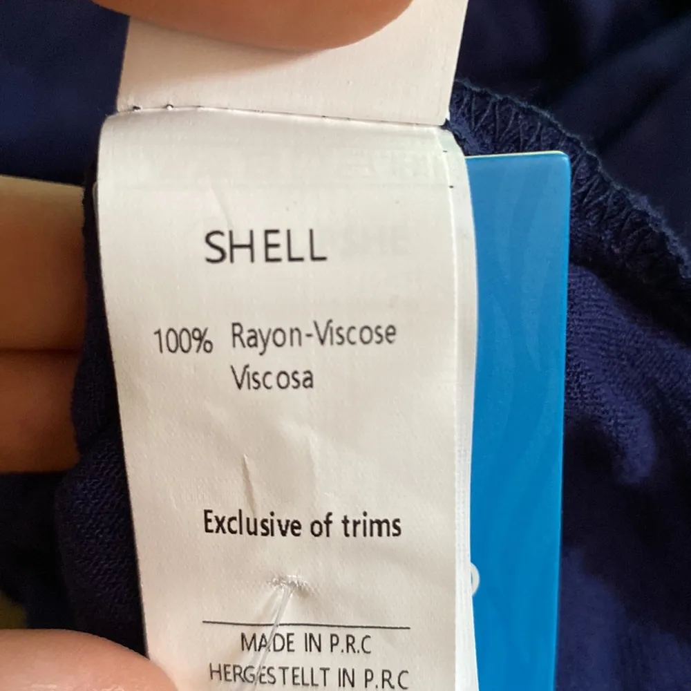 Cupshe Navy Blue V Front & Back Mini Dress Size S - Image 5