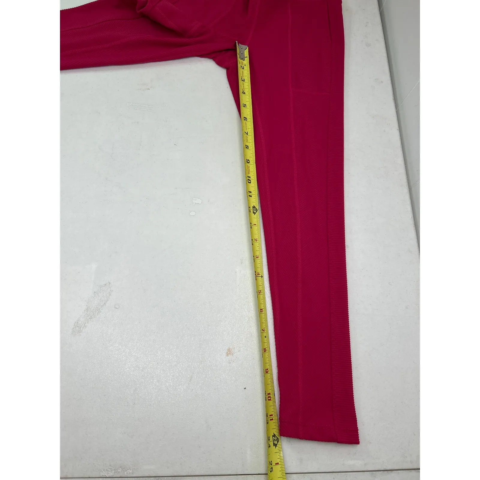 Free People Movement Pink Hot To It 7/8 Length Ribbed Legging Size S. - Image 5