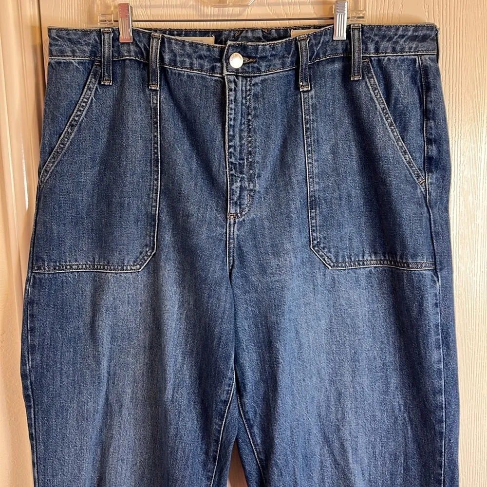 Women's High-Rise Wide Leg Jeans - Universal Thread Medium Wash. Size 17R - Image 3