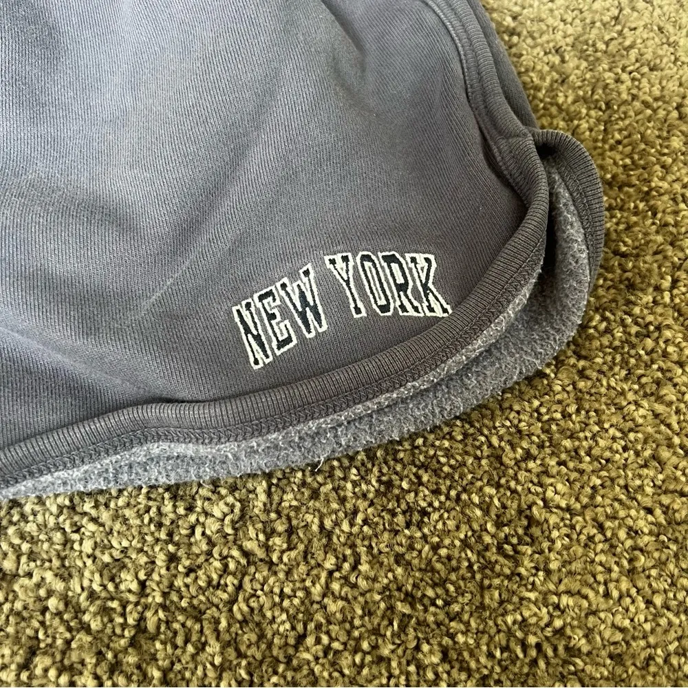 Brandy Melive- John Galt Blue New York Sweat
Shorts ONE Size - Image 2