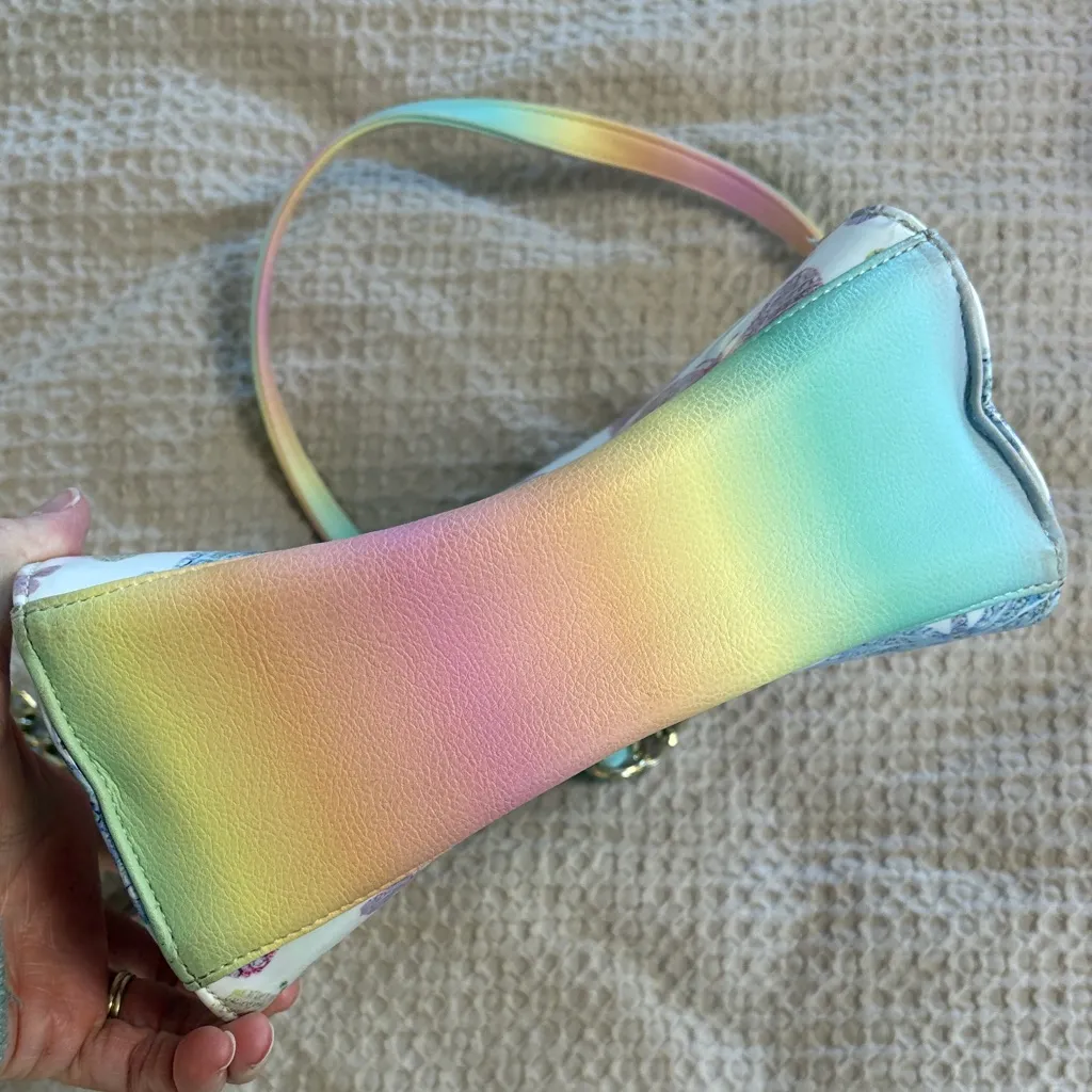 Love Betsy Johnson Pastel Butterfly Crossbody Bag Rainbow - Image 7