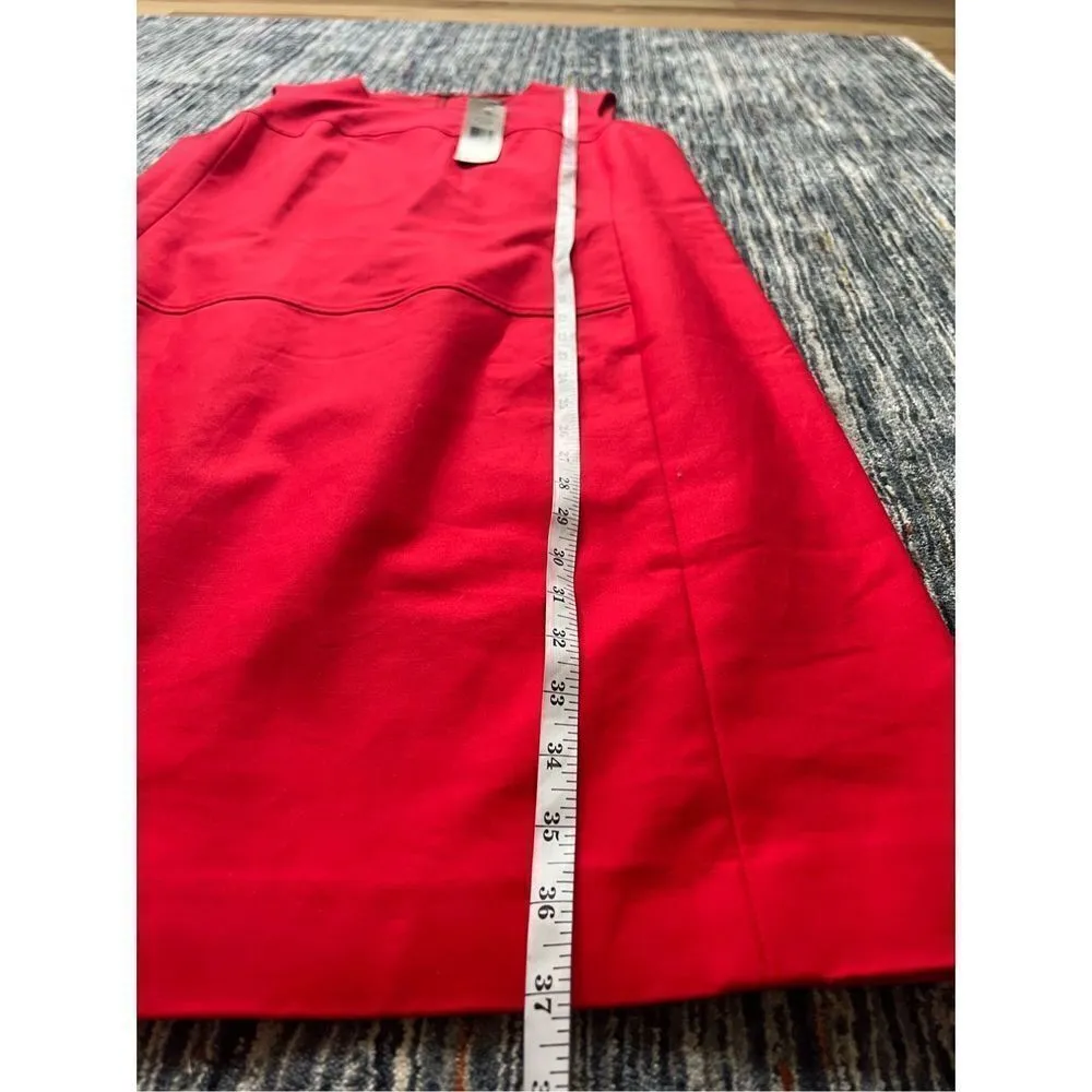 Lauren Ralph Lauren NWT Red Shift dress Career Cocktail Sleeveless size 14 Size L - Image 6