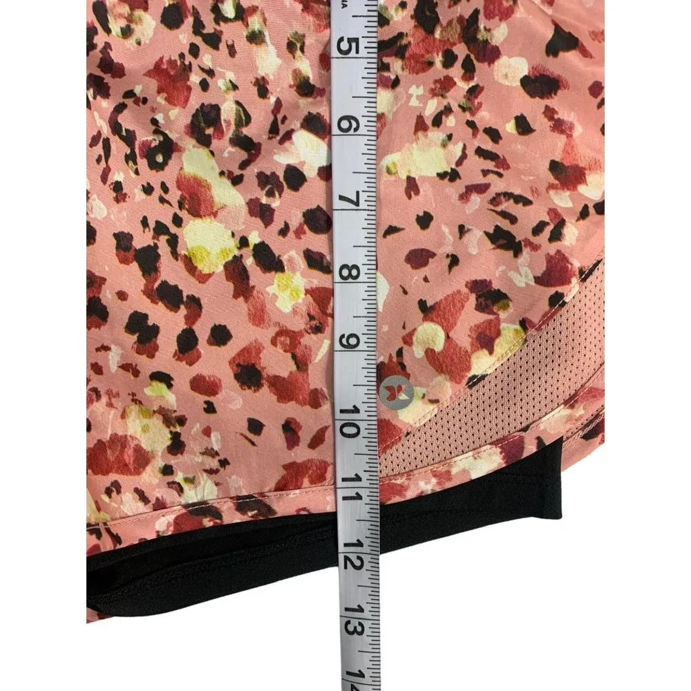 RBX Women's Pink Speckled Running Shorts - Image 3