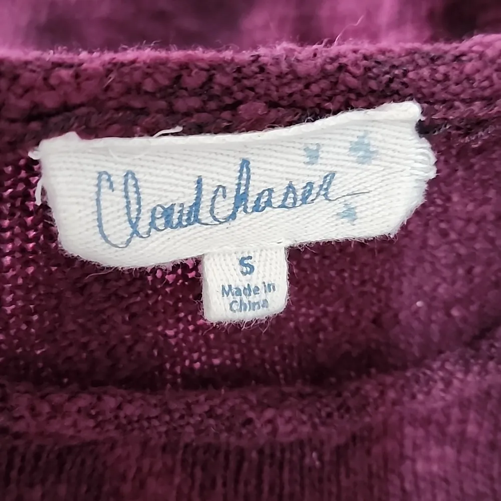 Cloud Chaser Burgundy and Flannel Twofer Sweater - Image 7