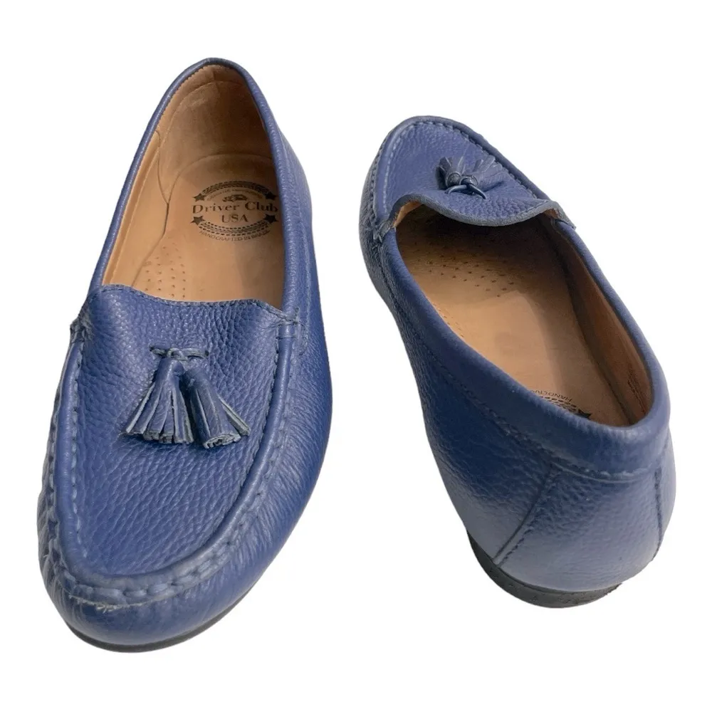 Driver Club Murray Hill Leather Loafer Blue 8.5 - Image 12
