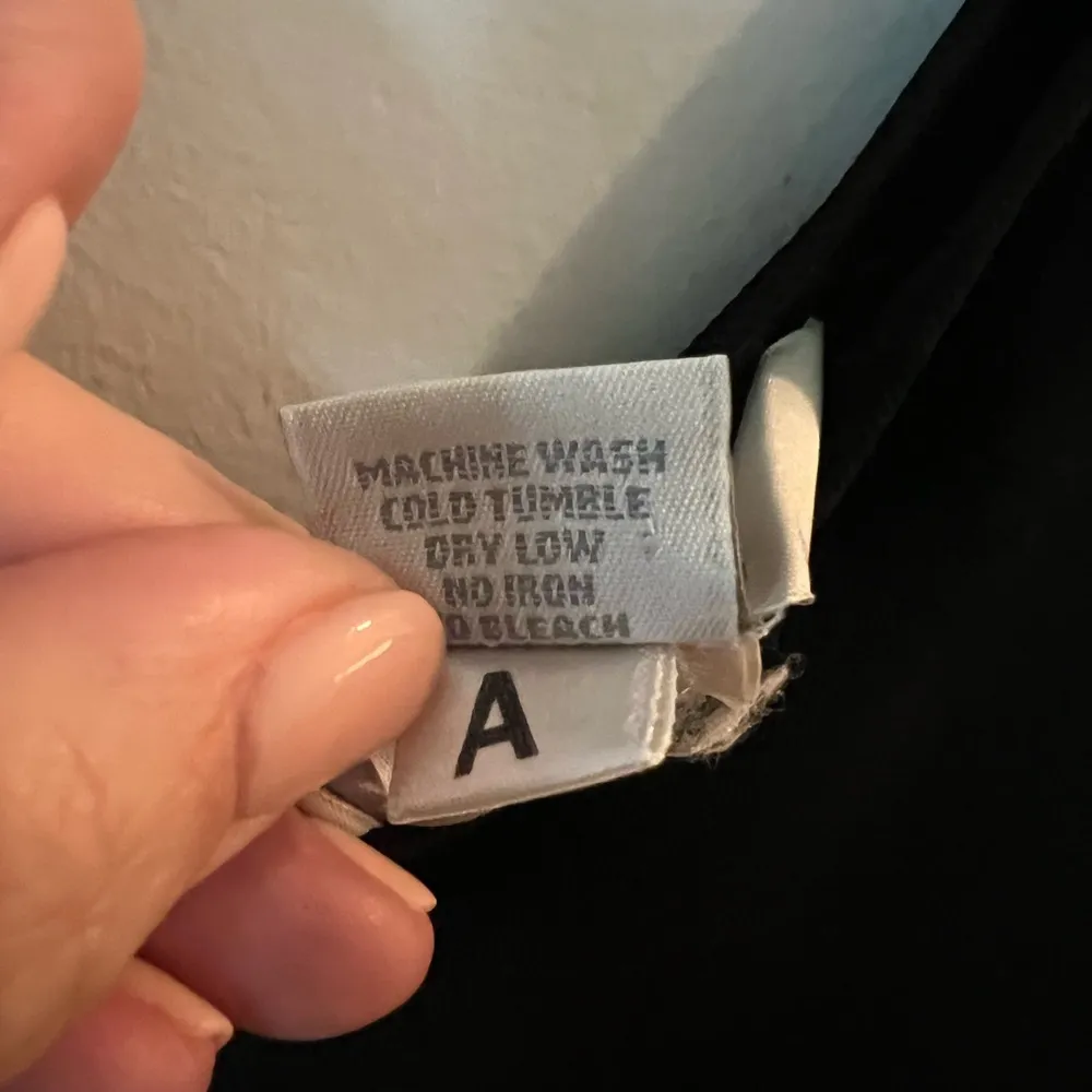 Vintage Express Tricot Black  Maxi Dress V-Neck Sleeveless - Image 3