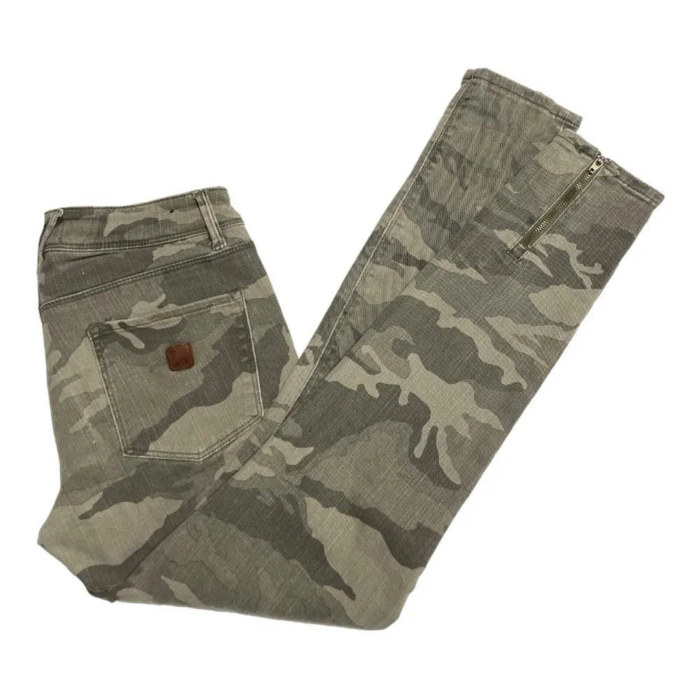 Roxy Sunstrippers Camo Ankle Zip Skinny Jeans Size 26 - Image 2