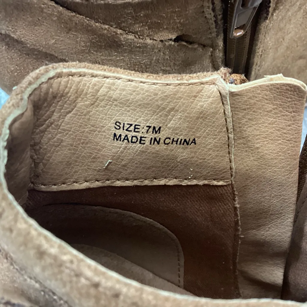 FR x FP Vegan Alameda  Ankle Boots Size 7M - Image 10