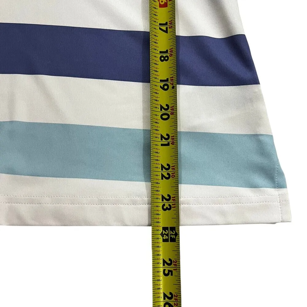 Adidas Multicolor Color Blocked Clima Cool Polo Shirt Women Top Sz Small | 55-59 - Image 7