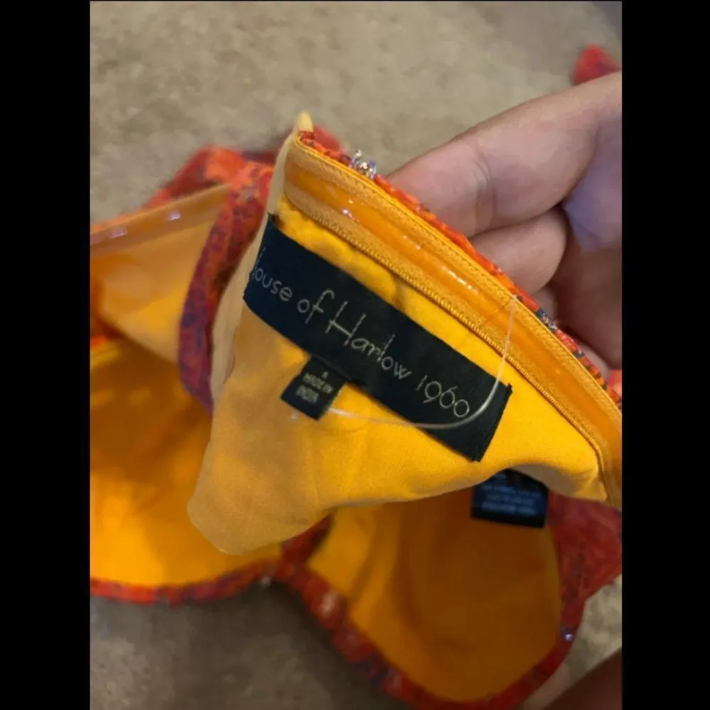 House of Harlow x REVOLVE Tammy Top in Pink Paisley Multi Orange - Image 3