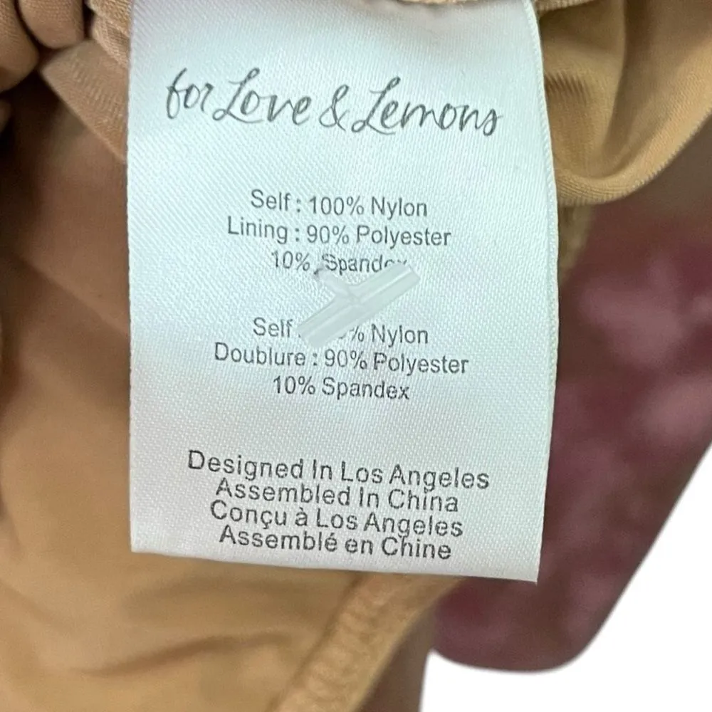 For Love & Lemons NWT Embroidered Maxi Dress Pink Women’s Size Small Mesh Nude - Image 11