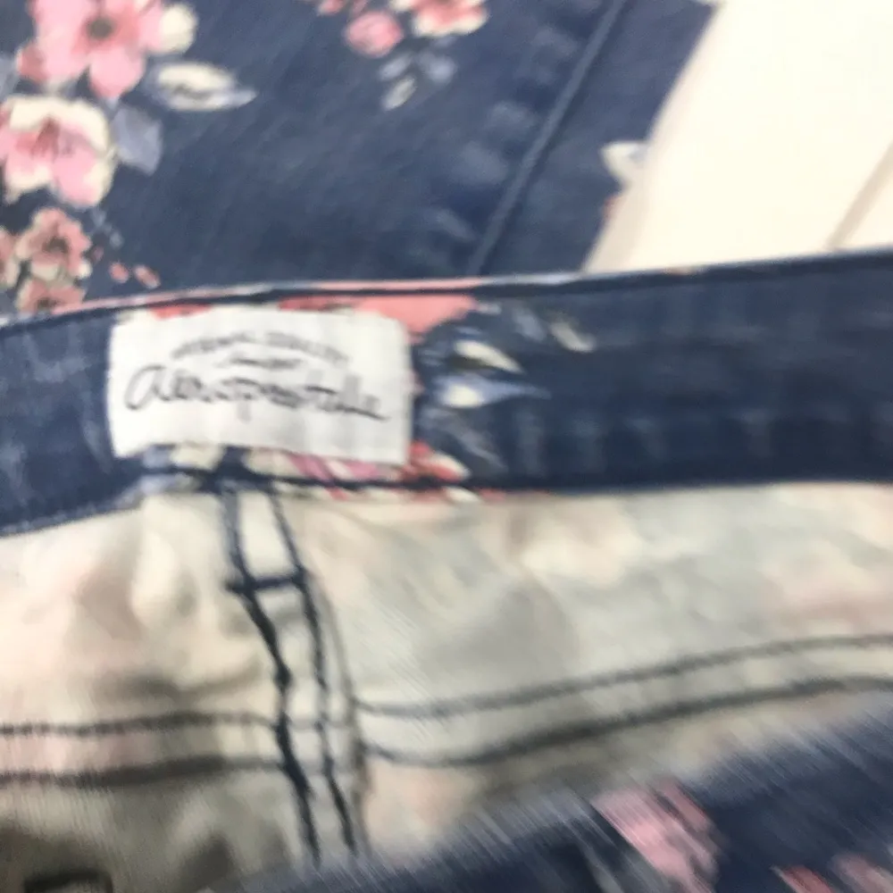 Aeropostale Ashley Flowers Ultra Skinny Jeans, 0 - Image 5