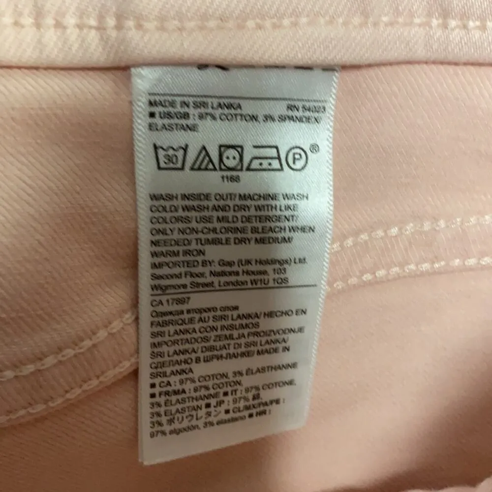 Banana Republic Midrise Skinny Icy Pink Ankle Barbie y2k Jean Size 31 - Image 6