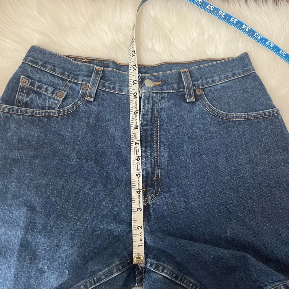 Vintage Levi’s Jean Shorts MADE IN USA Dark Wash - Image 6