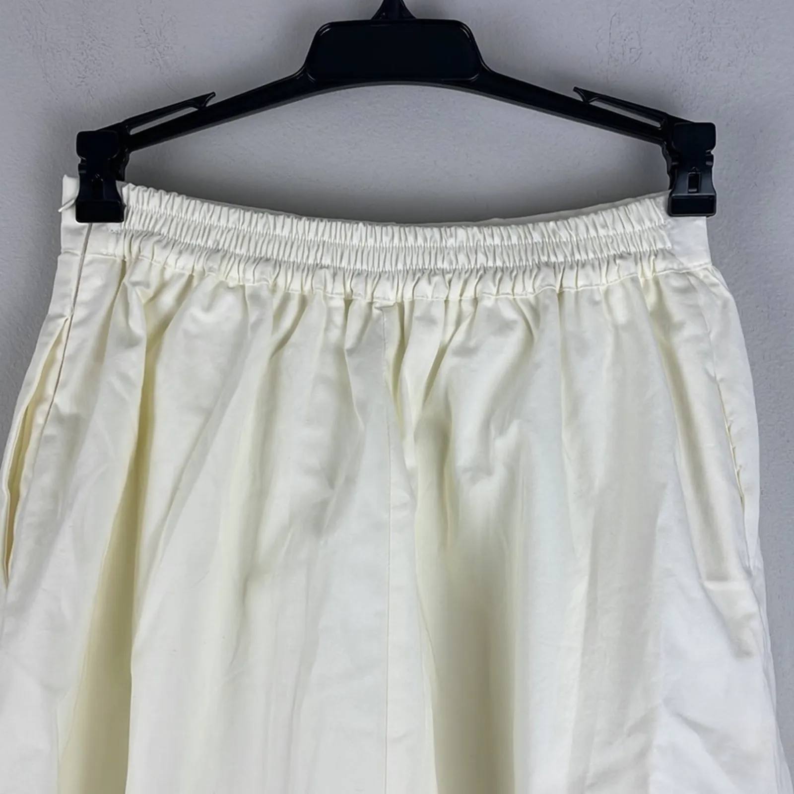Renouveau Boho Midi Skirt Elastic Waist Side Pockets Sie XS/S Cream Beachy - Image 4