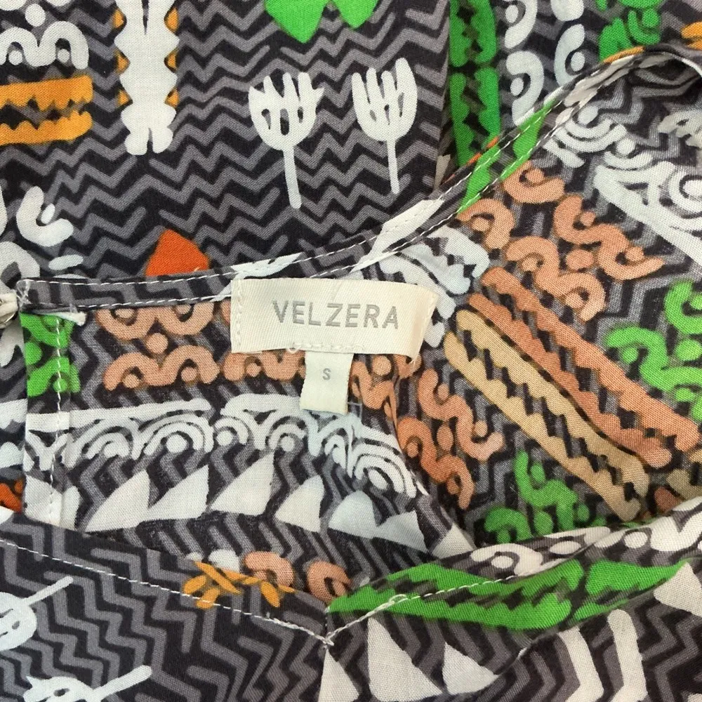 Velzera Tunic Dress Aztec Print Long Sleeve Casual Boho Festival Size S‎ - Image 3