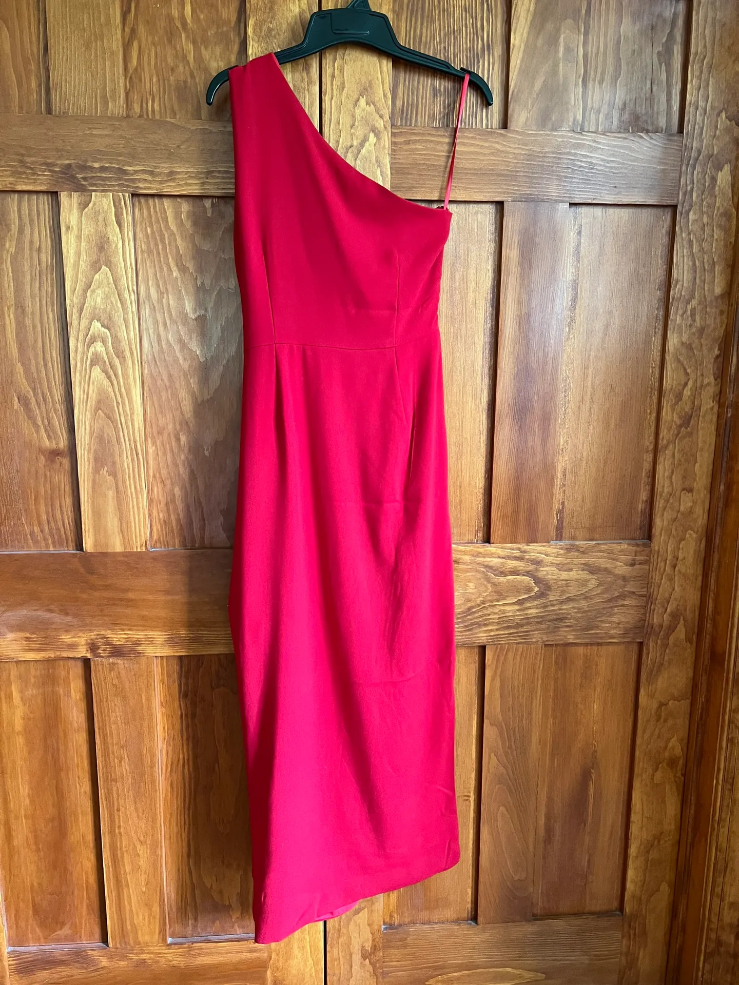 Long Red Formal Dress Size 10 - Image 8