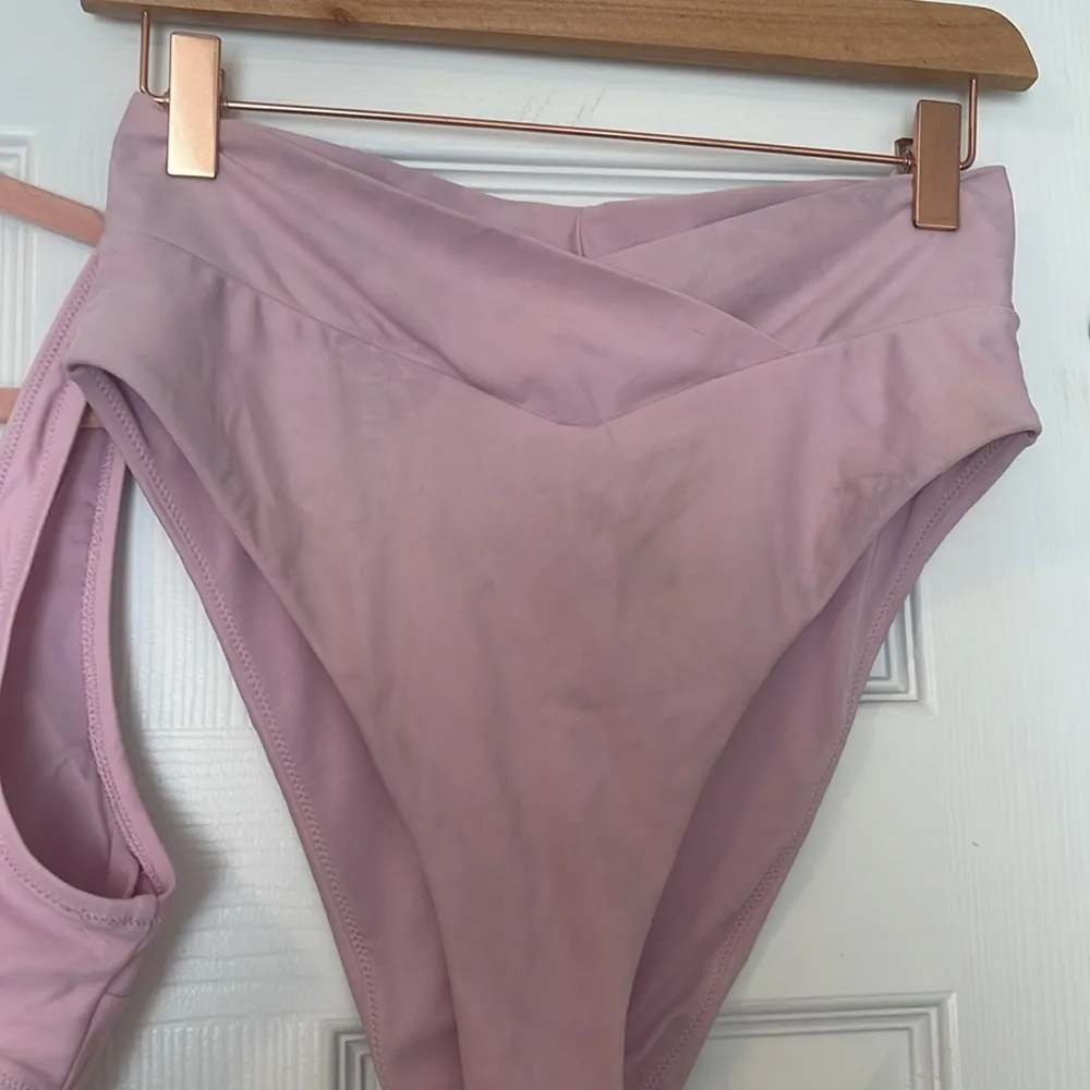 scoop high waisted cheeky bikini set - Image 3